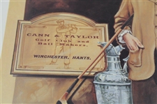 John Henry Taylor Limited Edition 79/250 Portrait Print 