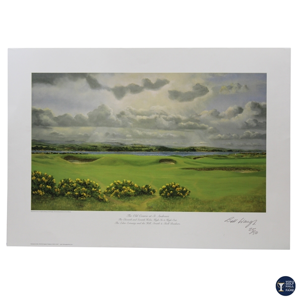 Old Course at St. Andrews Bill Waugh Limited Edition 25/50 Print