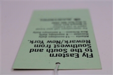 Jack Nicklaus Signed 1980 US Open at Baltusrol June 10th Practice Day Ticket #06469 JSA ALOA