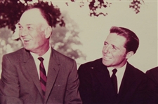 Grand Slam Winners Nicklaus, Player, Hogan & Sarazen Photo Sitting On A Brick Wall