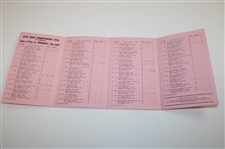 Jack Nicklaus Signed 1978 The Open at St. Andrews Thursday Order of Play Booklet JSA ALOA