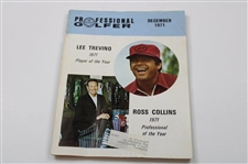 Four (4) Vintage Golf Magazines Featuring Lee Trevino 1968-74