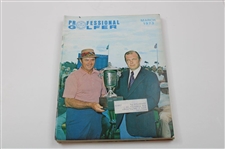 Five (5) Vintage Golf Magazines Featuring Sam Snead 1956-73