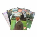Six (6) Vintage Golf Magazines Featuring Ken Venturi or Congressional CC 1964-76