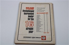 Six (6) Vintage Golf Magazines Featuring Ken Venturi or Congressional CC 1964-76
