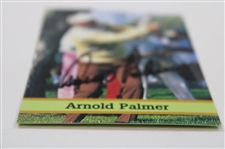 Arnold Palmer Signed 1993 Fax Pax Golf Card #13 JSA ALOA