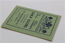 1987 Reprint Of 13th Ed. '1909 Mills Golf Club Catalog'