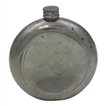 Harrads English Pewter Golf Scene Flask