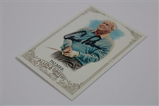 Arnold Palmer Signed 2012 Topps Allen and Ginter Golf Card JSA #P57616