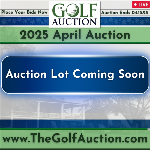 A New Lot Will Be Added During the Current Auction - Please Check Back Soon!