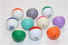 Lot of Ten (10) Ping Stronomic Golf Balls