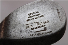 Tom Morris by Tom Stewart St. Andrews Special Hand Forged Niblick w/ Pipe Cleek Mark