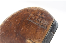 Macgregor Right Angle Wood Mallet Head Putter w/Shaft Stamp