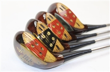 Stan Thompson Hand Made Reg. No. 215 Driver & 2,3,4 Woods
