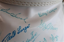 Woods, Hogan, Palmer, Nicklaus, Seve & other Masters Champions Multi-Signed 'The Masters' Golf Bag