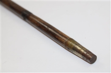 1920 Smooth Face Bamboo Shaft Golf Club Head Walking Stick