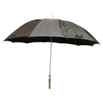 1950- 1960 Royal Golf Club - Black Umbrella, Walking Stick, And Silver Plated Putter 