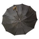 1950- 1960 Royal Golf Club - Black Umbrella, Walking Stick, And Silver Plated Putter 