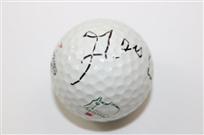 George Archer Signed Slazenger Masters Logo Golf Ball JSA ALOA