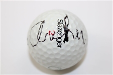 George Archer Signed Slazenger Masters Logo Golf Ball JSA ALOA