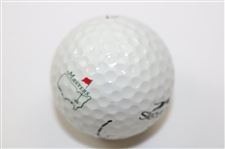 George Archer Signed Slazenger Masters Logo Golf Ball JSA ALOA