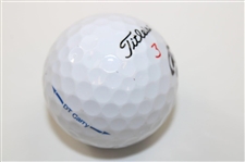 Bob Goalby Signed Titleist Masters Logo Golf Ball JSA ALOA