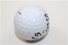 Bob Goalby Signed Titleist Masters Logo Golf Ball JSA ALOA