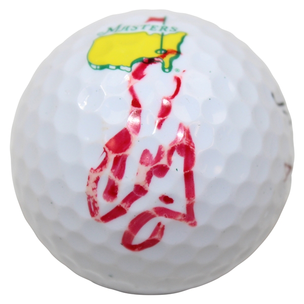 Fuzzy Zoeller Signed Titleist Masters Logo Golf Ball JSA ALOA