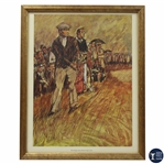 'Ben Hogan Takes The British Open 1953' Framed Print - WGHoF Collection
