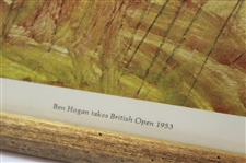 'Ben Hogan Takes The British Open 1953' Framed Print - WGHoF Collection