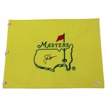 Jack Nicklaus Signed Undated Masters Tournament Embroidered Flag JSA #Y53725