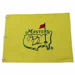 Palmer, Nicklaus & Player Big Three Signed Undated Masters Tournament Embroidered Flag JSA ALOA