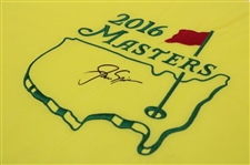 Jack Nicklaus Signed 2016 Masters Tournament Embroidered Flag JSA ALOA