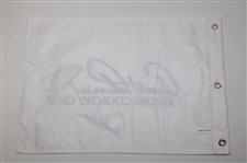 Arnold Palmer Signed Latrobe Country Club Embroidered Flag JSA ALOA