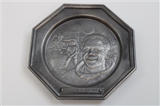 Alan Shepard Signed May 12, 1961 Life Magazine, & Pewter Plate