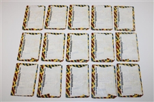 Fifteen (15) Unopened 1981-82 Donruss Golf Cards in Original Sealed Wax Packs