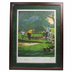 Stewart, Watson, Nelson & Crenshaw Signed 1993 GTE Byron Nelson Classic Framed Print JSA ALOA