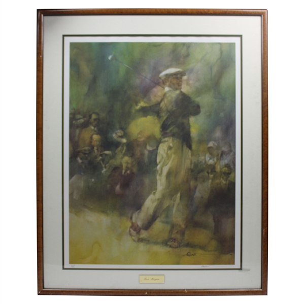 Ben Hogan Artist Print Signed by Artist