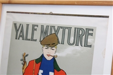 Vintage Yale Mixture 'A Gentleman's Smoke' Golfer Smoking Ad Calendar - Framed