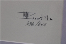Ray Floyd LTD ED #336/349 Drawing By Artist William Van Zandt 