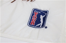 Phil Mickelson Signed 2008 Northern Trust Open Embroidered Flag JSA ALOA