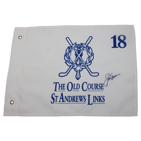 Jack Nicklaus Signed Old Course at St. Andrews Flag JSA ALOA