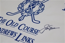 Jack Nicklaus Signed Old Course at St. Andrews Flag JSA ALOA