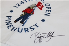 Bryson Dechambeau Signed 2024 US Open at Pinehurst Embroidered Flag JSA ALOA