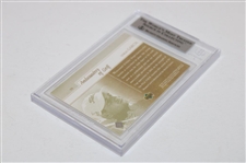 Two (2) 2001 SP Authentic Golf Cards BVG