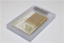 Two (2) 2001 SP Authentic Golf Cards BVG