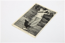 Three (3) Wills Cigarettes' British Sporting Personalities Golf Cards
