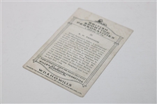 Three (3) Wills Cigarettes' British Sporting Personalities Golf Cards