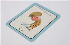 Four (4) Carreras The Nose Game Golf Cards