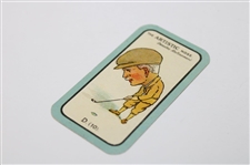 Four (4) Carreras The Nose Game Golf Cards